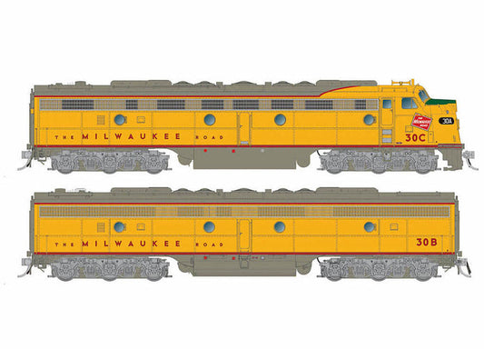 Rapido Trains 28557 HO Scale Milwaukee E8A/B Snd #34A/B