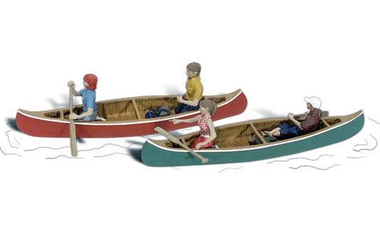 Woodland Scenics A2755 O Scale Canoers