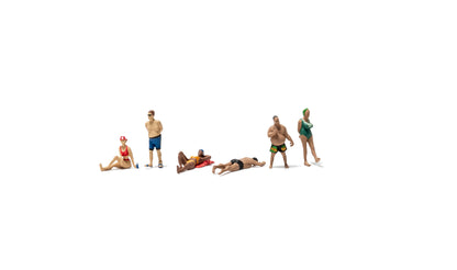 Woodland Scenics A1962 All Scale HO- Scale Beach Goers