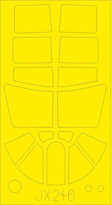 Eduard JX246 1/32 Mask Aircraft- P40N for TSM