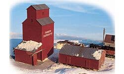 Walthers Cornerstone 933-3238 N Farmers Co-op Grain Elevator Kit