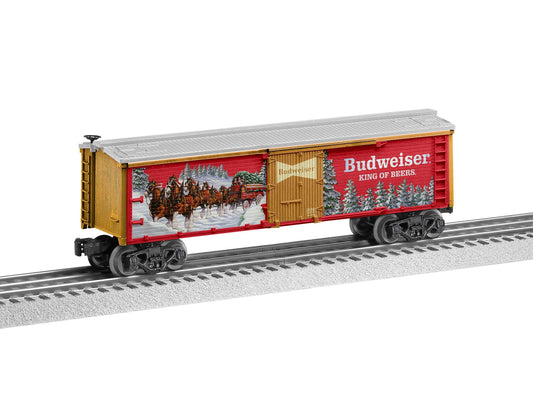Lionel 6-2428400 O Gauge Anheuser-Busch Clydesdale Holiday Reefer