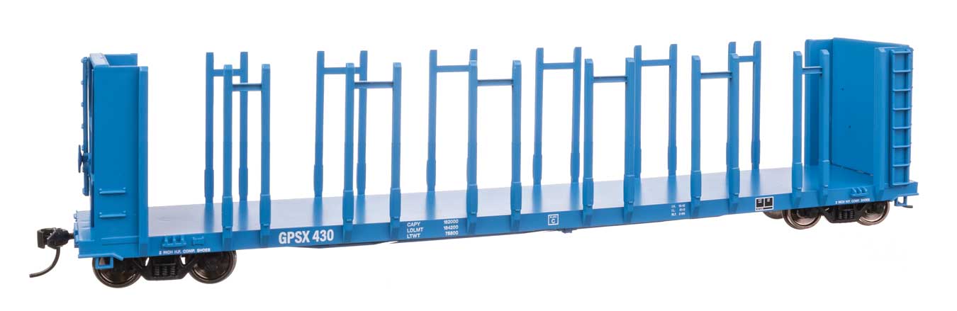 Walthers Mainline 50807 HO Scale 63' Pulpwood Flatcar - Ready to Run -- Georgia