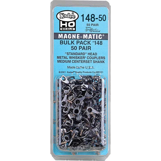 Kadee 14850 HO Scale #148-50 Bulk Pack - 50 Pairs #148 -- Medium 9/32"