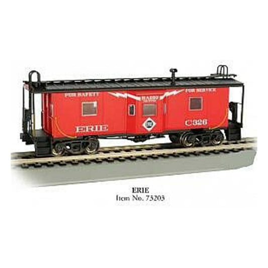 Bachmann 73203 HO Scale Steel Bay Window Caboose Erie