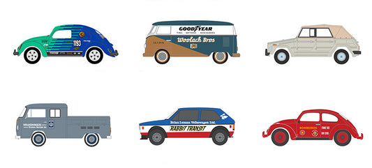 Greenlight 36110-CASE 1/64 Scale Club Vee-Dub Series 20