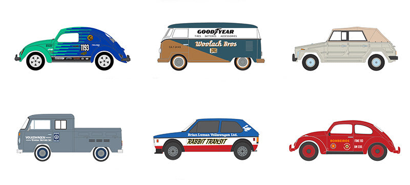 Greenlight 36110-CASE 1/64 Scale Club Vee-Dub Series 20