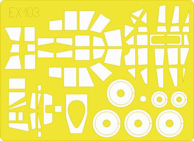 Eduard EX103 1/48 Mask Do 217E for Revell/Monogram Canopy Mask Set