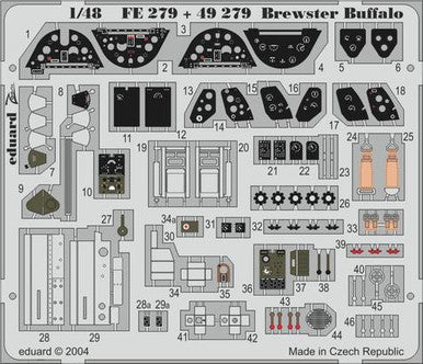 Eduard FE279 1/48 Brewster Buffalo for Tamiya