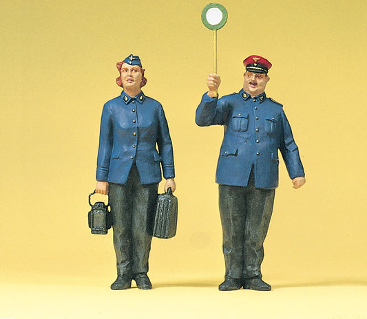 Preiser 45117 G Scale Reichsbahn Personnel Figure Set