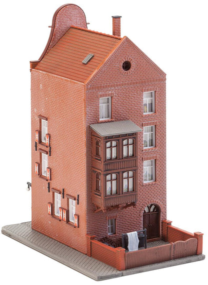 Faller 232335 N Scale Old Town House with Cigar Shop Model Kit