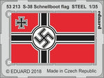 Eduard 53213 1/35 Schnellboot Flag Steel for ITL (Pre-Painted)