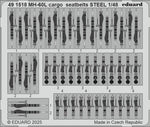Eduard 491518 1/48 MH-60L Cargo Seatbelts STEEL Photo Etched Set for