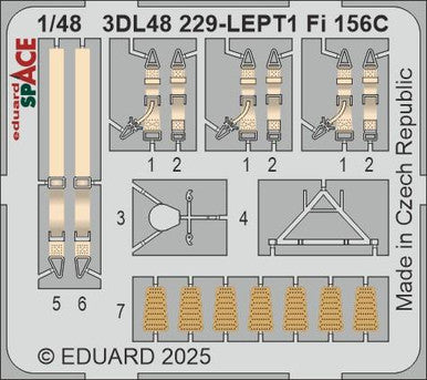 Eduard 3DL48229 1/48 Fi 156C SPACE SPACE