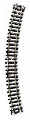 Atlas Model Railroad 2511 N Scale Curved Snap-Track(R) -- Half 9-3/4" (6)
