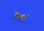 Eduard 6481027 1/48 B-17F Wheels Rhomboid Tread Brassin for EDUARD