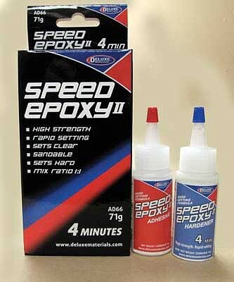 Deluxe Materials AD66 All Scale Speed Epoxy II - 4-Minute Set Time