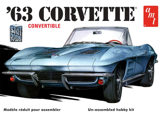 AMT Models 1335 1/25 1963 Chevy Corvette Convertible