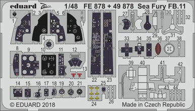 Eduard FE878 1/48 Sea Fury FB.11 for Airfix