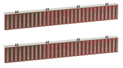 Faller 131012 HO Scale Quay Wall Kit, Pre-Patinated