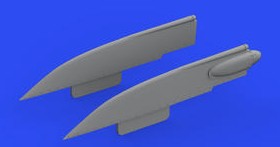 Eduard 648704 1/48 Aircraft- F4B Fin Caps for TAM (Resin)