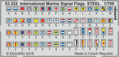 Eduard 53222 1/700 International Marine Signal Flags Steel