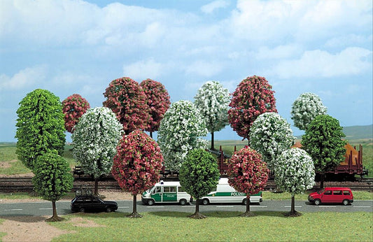Busch 6484 HO Scale Spring Trees, Pack of 16