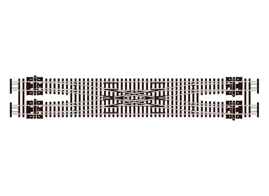 Peco SL-E383F N Scale Code 55 Double Crossover (Scissors-Type)