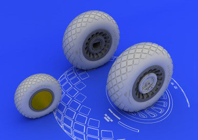 Eduard 632014 1/32 B-25H/J Wheels for HKM (Resin)