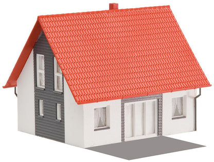 Faller 232321 N Scale Detached House, Grey Model Kit