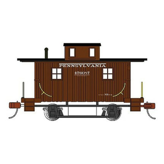 Bachmann 18402 HO Scale Wood 4-Wheel Bobber Caboose Pennsylvania