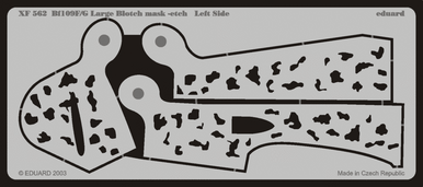 Eduard XF562 1/48 Bf 109F/G Large Blotch Mask-etch