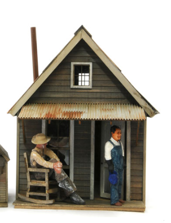 Banta Model Works 6078 O Scale Miner's Shack - Laser Cut Wood Kit