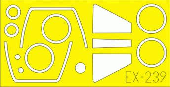 Eduard EX239 1/48 Mask Mirage III Weekend for Eduard Canopy Mask Set