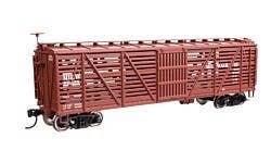Walthers Mainline 910-41461 HO 40' Stock Car - Milwaukee Road #105023