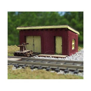 Osborn Models 3108 N Scale Maintenance of Way Shed Kit