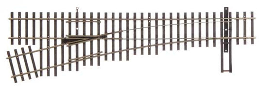 Walthers Mainline 948-70013 HO Scale Code 70 Nickel DCC Number 4 Turnout - Left