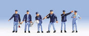 Noch 15282 HO Scale Engineers & Switchmen -- pkg(6)