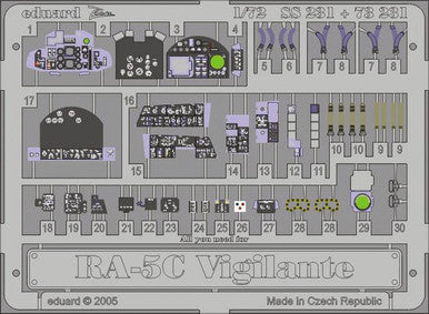 Eduard 73231 1/72 for TRP (Pre-Painted) Photo Etch Detail Set