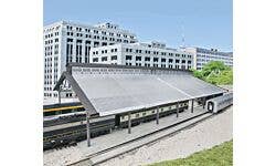 Walthers Cornerstone 933-2984 HO Train Shed with Clear Roof Kit