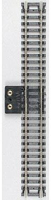 Atlas Model Railroad 840 HO Scale Terminal Section Snap-Track(R), Nickel-Siver Rail -- 9" Straight, Black Ties