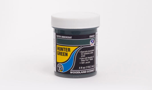 Woodland Scenics CW4532 All Scale Water Undercoat - Hunter Green