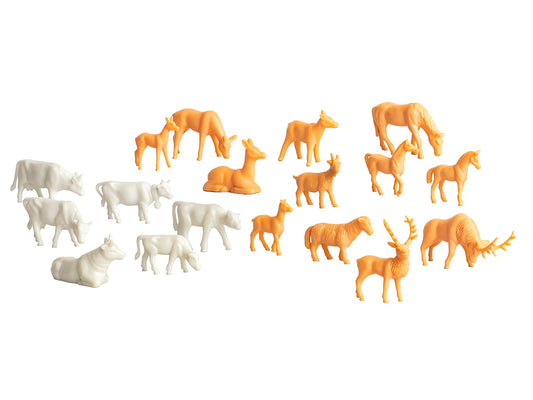 Lionel 6-1930310 O Gauge Unpainted Animals 36-Pack