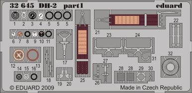 Eduard 32645 1/32 for ROD (Pre-Painted) Photo Etch Detail Set
