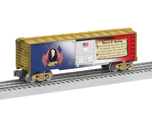 Lionel 6-81489 O Gauge Warren G. Harding Boxcar