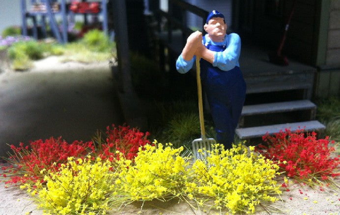 Bachmann 31045 Scenescapes 10mm Tufts Yellow & Red (50/pk)