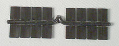 A Line Products 50118 HO Scale Mud Flaps for Trucks or Trailers pkg(16)
