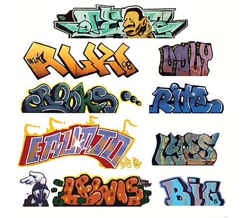 Blair Line 2245 HO Scale Graffiti Decals Mega Set -- Set #2 pkg(9)