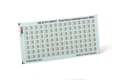 Eduard 3DL53011 1/350 Royal Navy Watertight Doors WWII Space