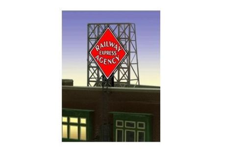 Miller Engineering 338870 N/Z Scale Railway Express Agency Billboard